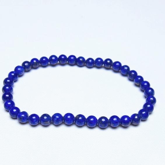 ラピスラズリ ブレスレット 5mm 一点物 メール便可 [M便 1/10] 111-48424