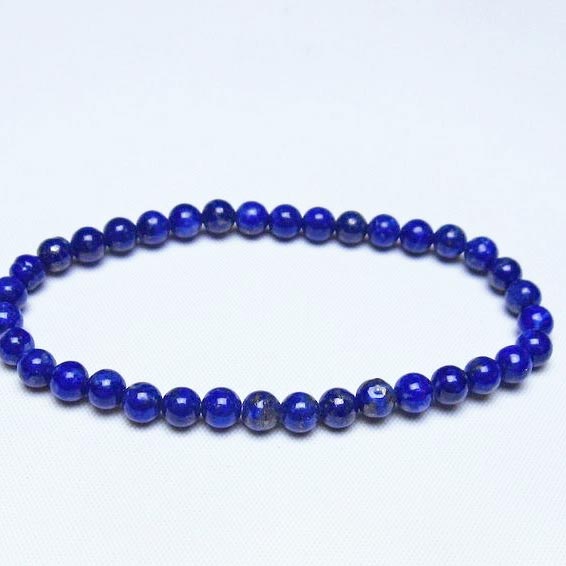 ラピスラズリ ブレスレット 5mm 一点物 メール便可 [M便 1/10] 111-48427