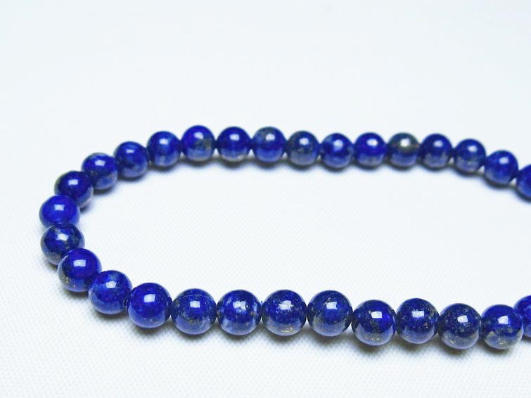 ラピスラズリ ブレスレット 5mm 一点物 メール便可 [M便 1/10] 111-48435