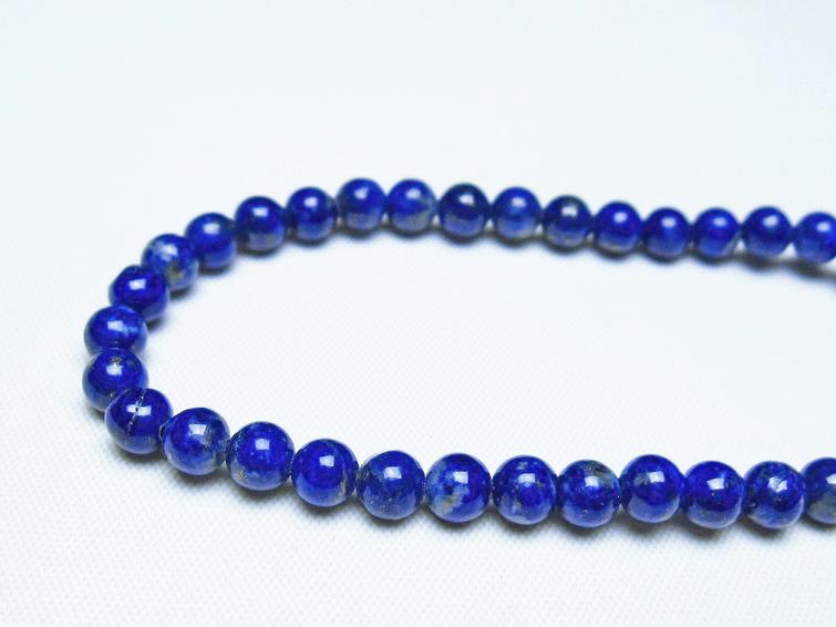 ラピスラズリ ブレスレット 5mm 一点物 メール便可 [M便 1/10] 111-48436