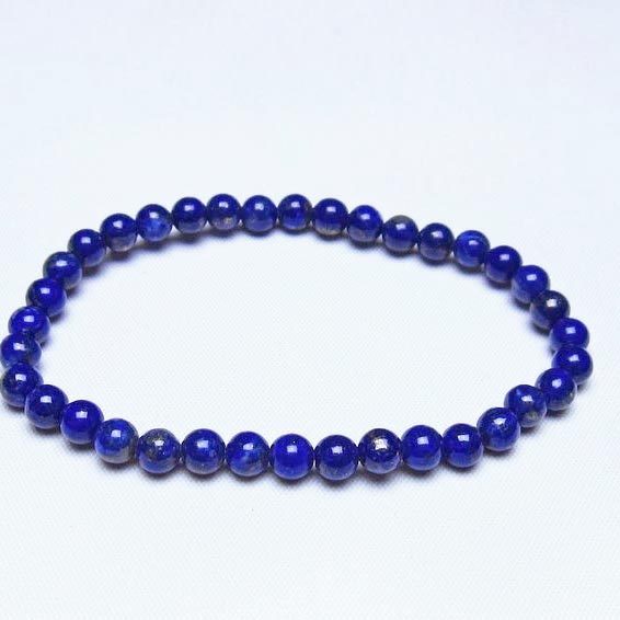 ラピスラズリ ブレスレット 5mm 一点物 メール便可 [M便 1/10] 111-48442