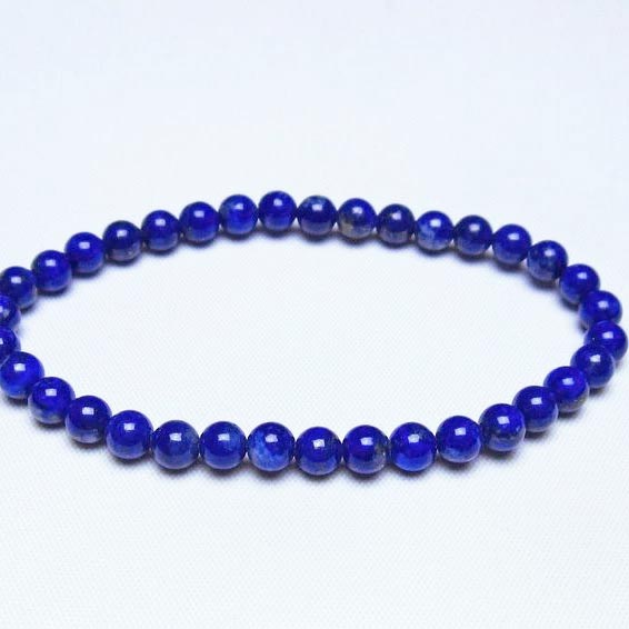 ラピスラズリ ブレスレット 5mm 一点物 メール便可 [M便 1/10] 111-48443