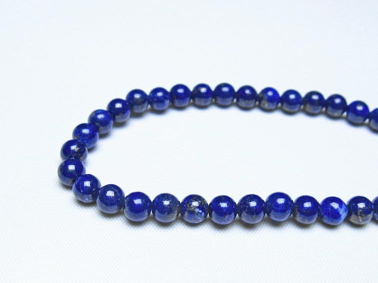 ラピスラズリ ブレスレット 5mm 一点物 メール便可 [M便 1/10] 111-48451