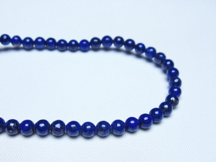 ラピスラズリ ブレスレット 4mm 一点物 メール便可 [M便 1/10] 111-48460 【sold out】