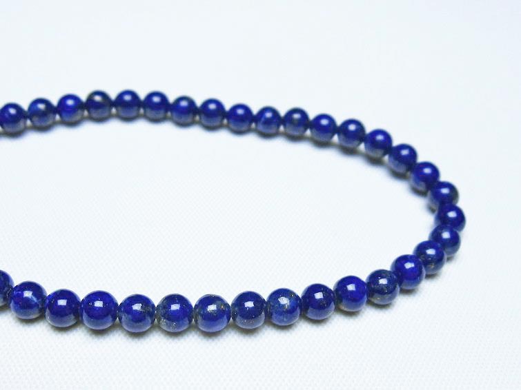 ラピスラズリ ブレスレット 4mm 一点物 メール便可 [M便 1/10] 111-48464