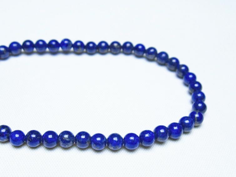 ラピスラズリ ブレスレット 4mm 一点物 メール便可 [M便 1/10] 111-48471
