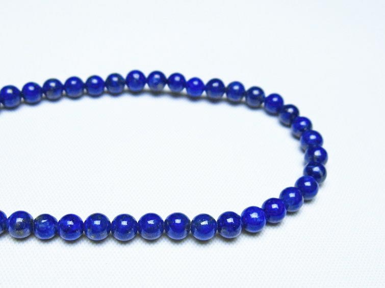 ラピスラズリ ブレスレット 4mm 一点物 メール便可 [M便 1/10] 111-48481