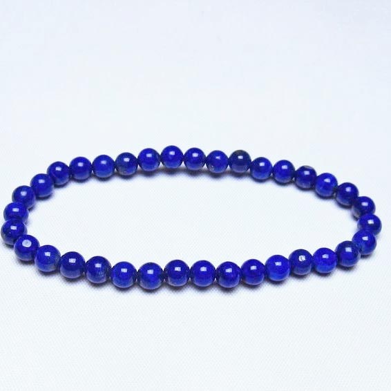 ラピスラズリ ブレスレット 5mm 一点物 メール便可 [M便 1/10] 111-48486