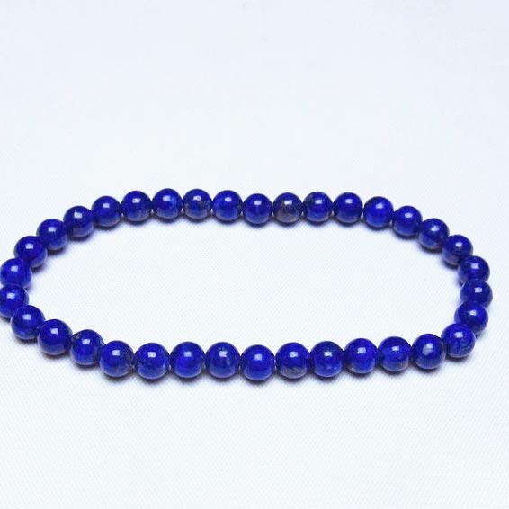 ラピスラズリ ブレスレット 5mm 一点物 メール便可 [M便 1/10] 111-48488