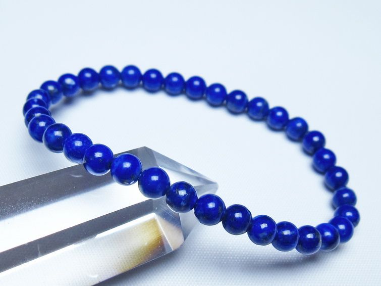 ラピスラズリ ブレスレット 5mm 一点物 メール便可 [M便 1/10] 111-48492 【sold out】