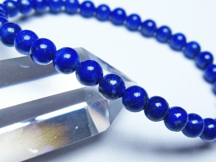 ラピスラズリ ブレスレット 5mm 一点物 メール便可 [M便 1/10] 111-48492 【sold out】