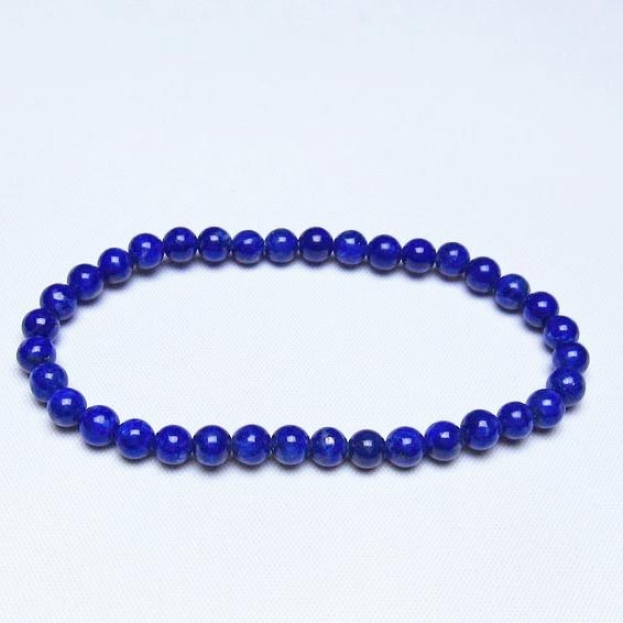 ラピスラズリ ブレスレット 5mm 一点物 メール便可 [M便 1/10] 111-48497