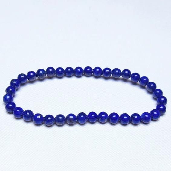 ラピスラズリ ブレスレット 5mm 一点物 メール便可 [M便 1/10] 111-48500