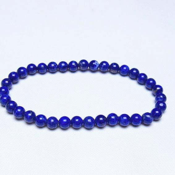 ラピスラズリ ブレスレット 5mm 一点物 メール便可 [M便 1/10] 111-48501