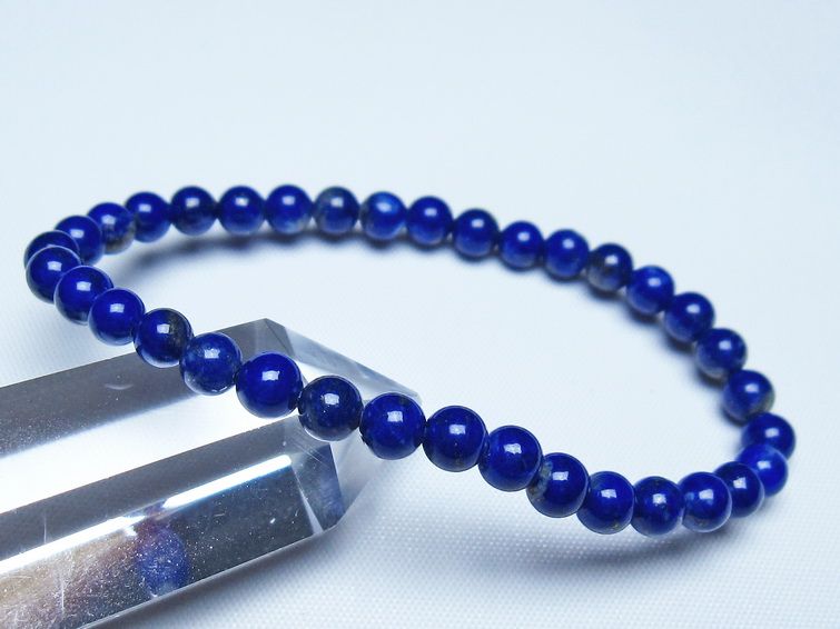 ラピスラズリ ブレスレット 5mm 一点物 メール便可 [M便 1/10] 111-48508 【sold out】