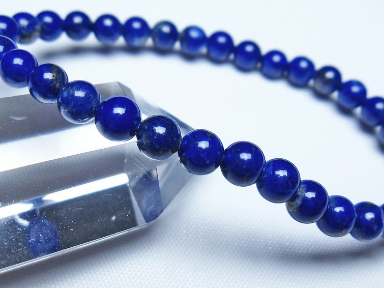 ラピスラズリ ブレスレット 5mm 一点物 メール便可 [M便 1/10] 111-48508 【sold out】