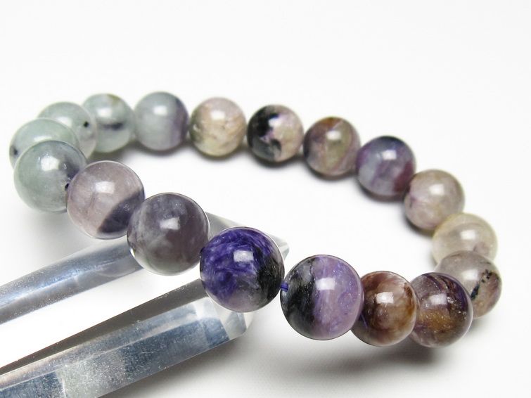 チャロアイト ブレスレット 12mm 一点物 メール便可 111-49236 【sold out】