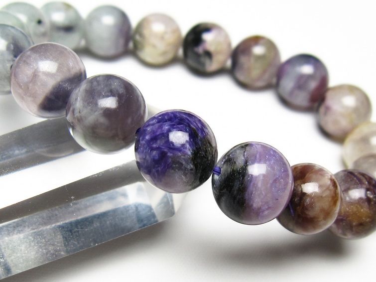 チャロアイト ブレスレット 12mm 一点物 メール便可 111-49236 【sold out】