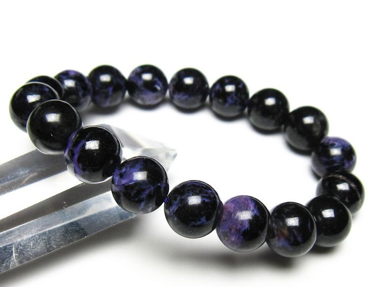 チャロアイト ブレスレット 11mm 一点物 メール便可 111-49239 【sold out】