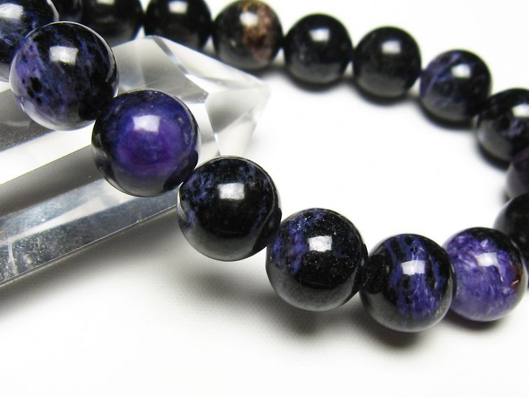 チャロアイト ブレスレット 12mm 一点物 メール便可 111-49240