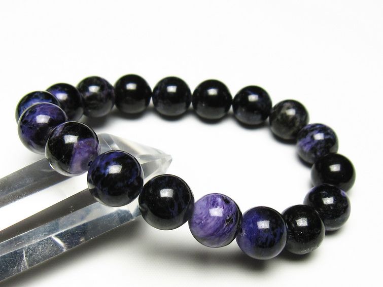 チャロアイト ブレスレット 12mm 一点物 メール便可 111-49241 [sold out]