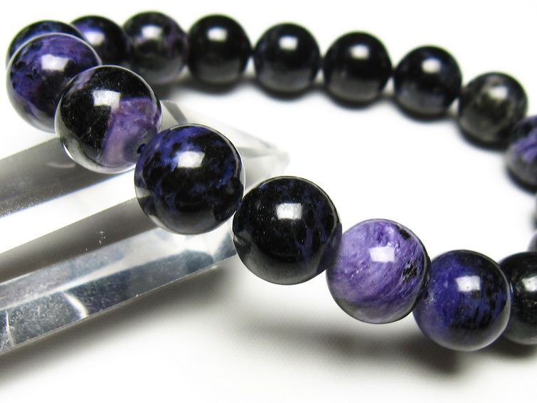 チャロアイト ブレスレット 12mm 一点物 メール便可 111-49241 [sold out]