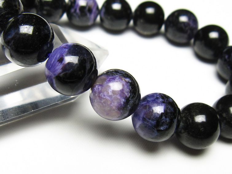 チャロアイト ブレスレット 12mm 一点物 メール便可 111-49242