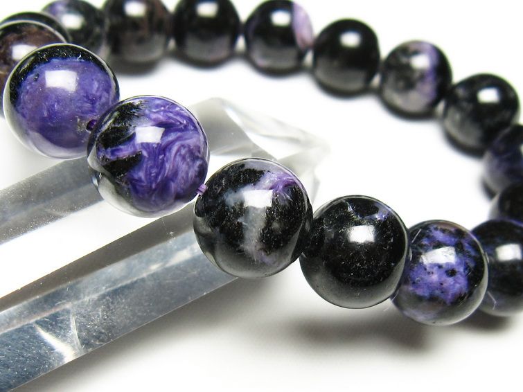 チャロアイト ブレスレット 13mm 一点物 メール便可 111-49244 【sold out】