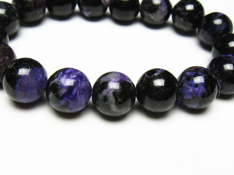 チャロアイト ブレスレット 13mm 一点物 メール便可 111-49244 【sold out】