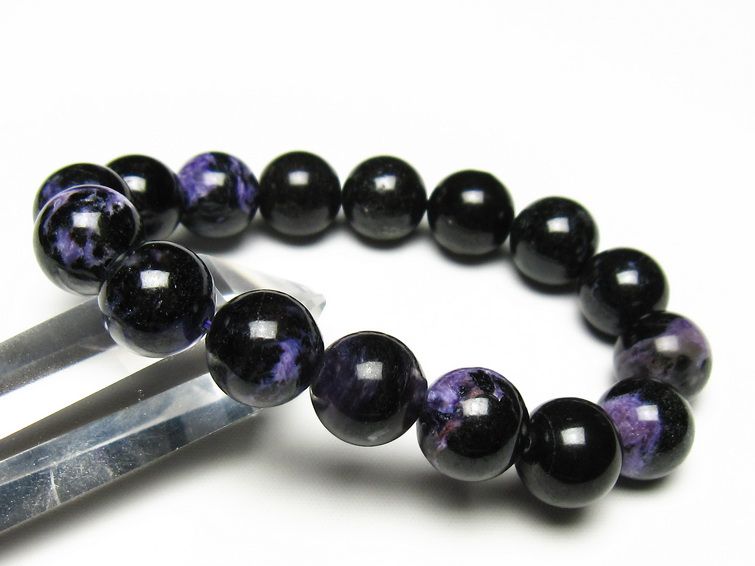 チャロアイト ブレスレット 13mm 一点物 メール便可 111-49245 【sold out】