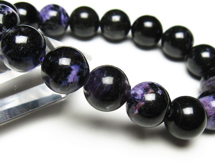 チャロアイト ブレスレット 13mm 一点物 メール便可 111-49245 【sold out】