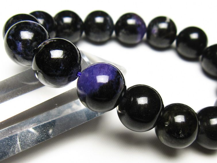 チャロアイト ブレスレット 13mm 一点物 メール便可 111-49246