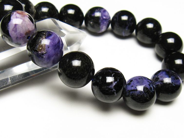 チャロアイト ブレスレット 14mm 一点物 メール便可 111-49247 【sold out】