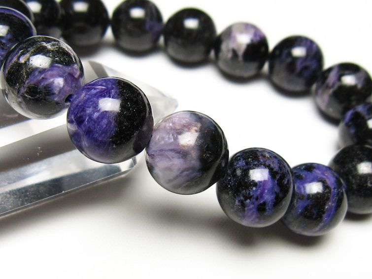 チャロアイト ブレスレット 13mm 一点物 メール便可 111-49249