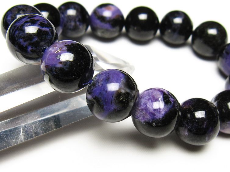 チャロアイト ブレスレット 14mm 一点物 メール便可 111-49250 【sold out】