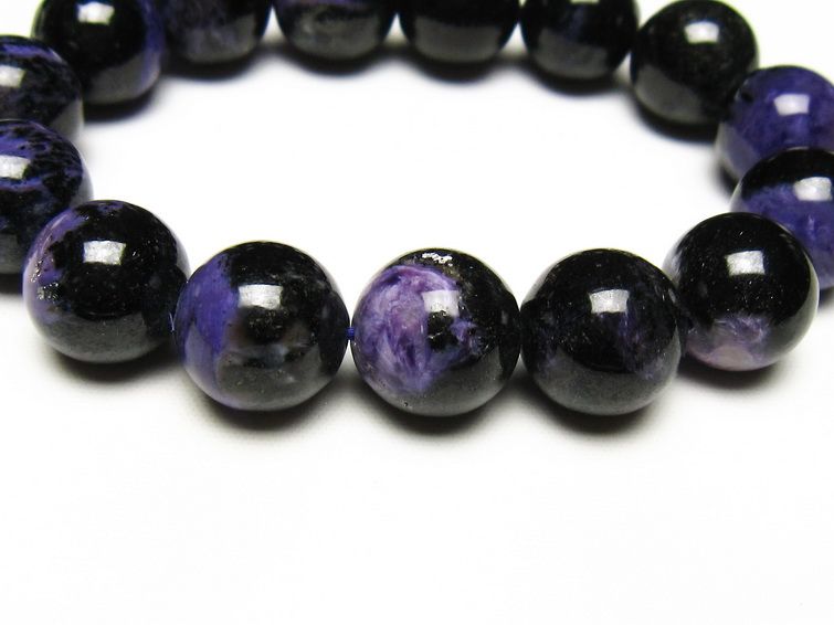 チャロアイト ブレスレット 14mm 一点物 メール便可 111-49250 【sold out】