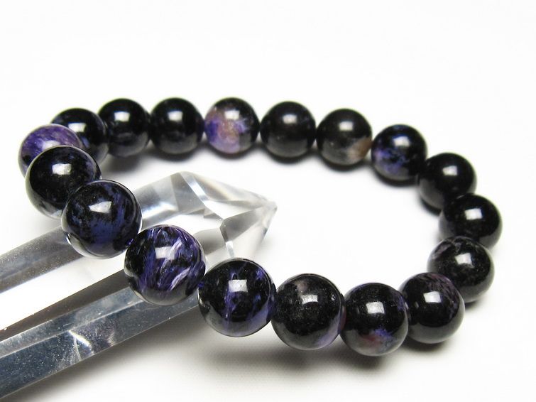チャロアイト ブレスレット 12mm 一点物 メール便可 111-49254 【sold out】