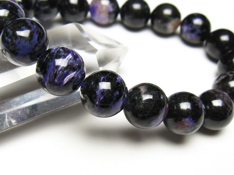 チャロアイト ブレスレット 12mm 一点物 メール便可 111-49254 【sold out】