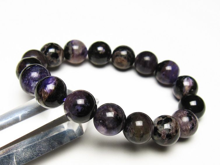 チャロアイト ブレスレット 12mm 一点物 メール便可 111-49256 【sold out】