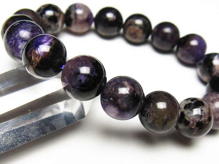 チャロアイト ブレスレット 12mm 一点物 メール便可 111-49256 【sold out】