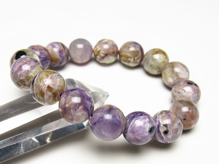 チャロアイト ブレスレット 13mm 一点物 メール便可 111-49258 【sold out】