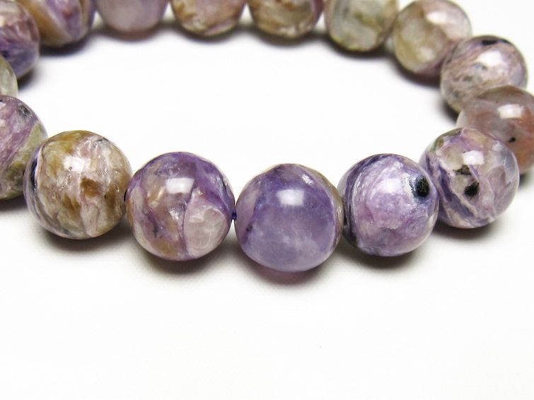 チャロアイト ブレスレット 13mm 一点物 メール便可 111-49258 【sold out】