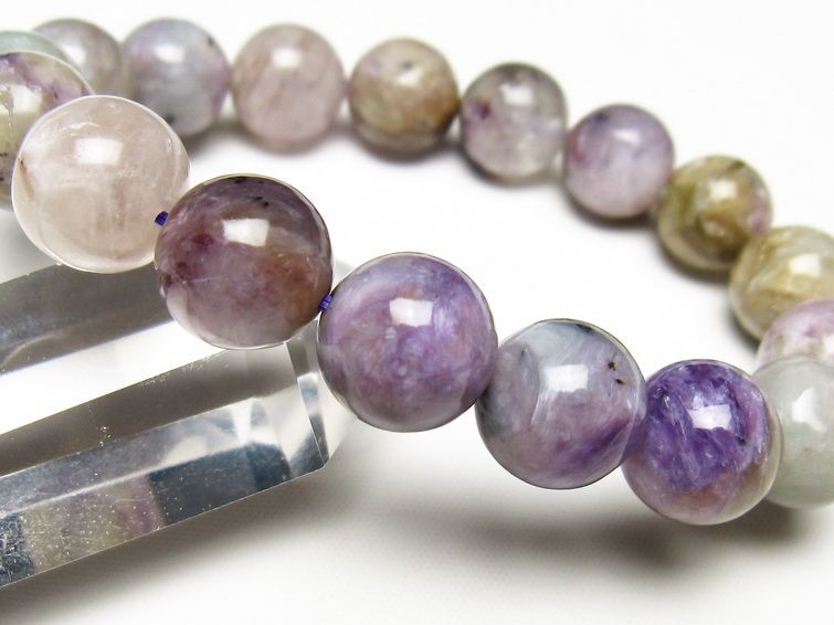 チャロアイト ブレスレット 12mm 一点物 メール便可 111-49261