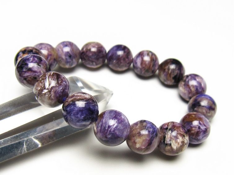 チャロアイト ブレスレット 13mm 一点物 メール便可 111-49263 【sold out】