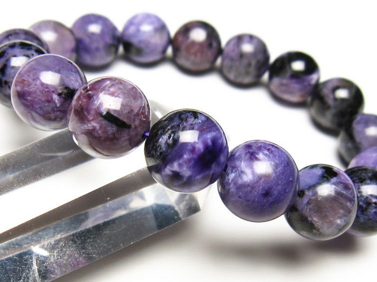 チャロアイト ブレスレット 12mm 一点物 メール便可 111-49267 【sold out】