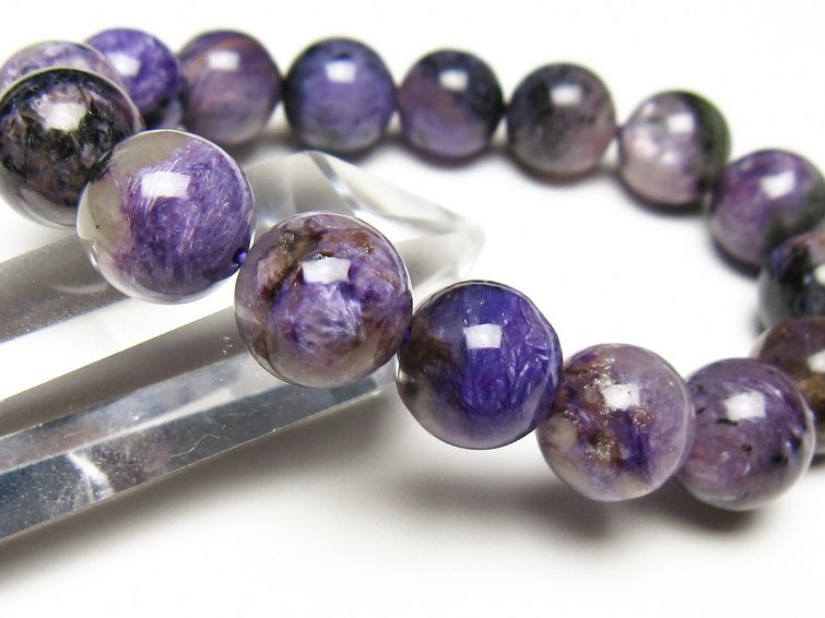 チャロアイト ブレスレット 13mm 一点物 メール便可 111-49269
