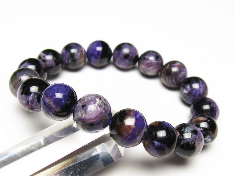 チャロアイト ブレスレット 13mm 一点物 メール便可 111-49270
