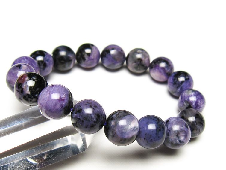 チャロアイト ブレスレット 12mm 一点物 メール便可 111-49271 【sold out】