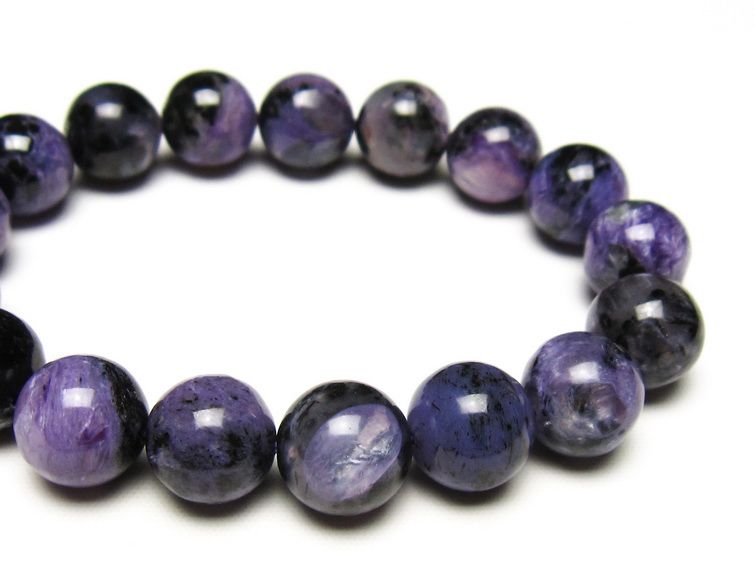 チャロアイト ブレスレット 12mm 一点物 メール便可 111-49271 【sold out】