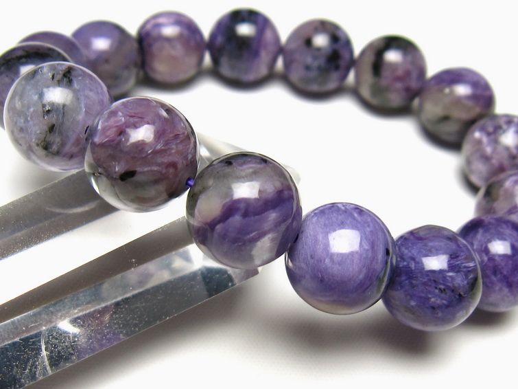 チャロアイト ブレスレット 13mm 一点物 メール便可 111-49277 【sold out】